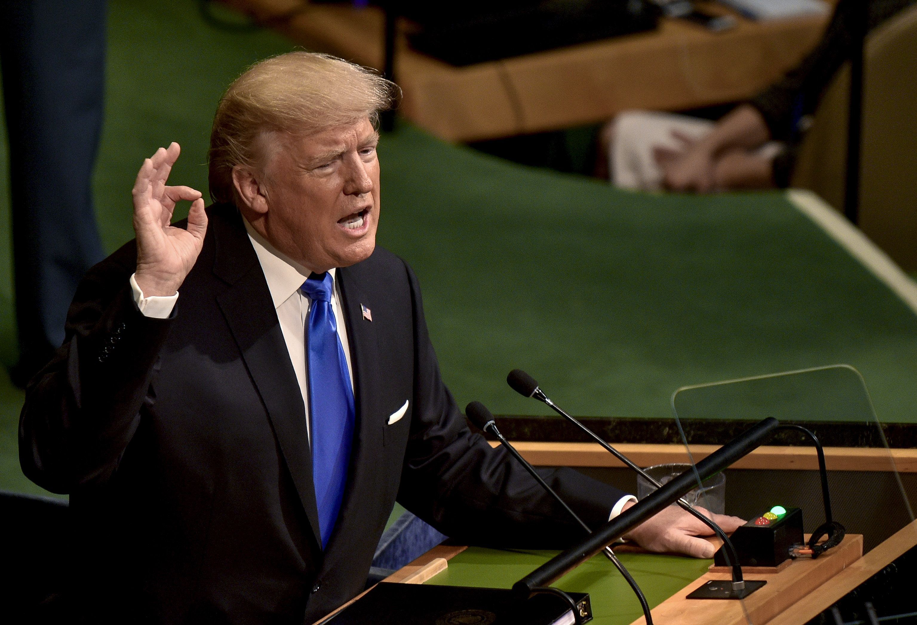 Donald Trump a făcut apel la mobilizare împotriva Coreei de Nord