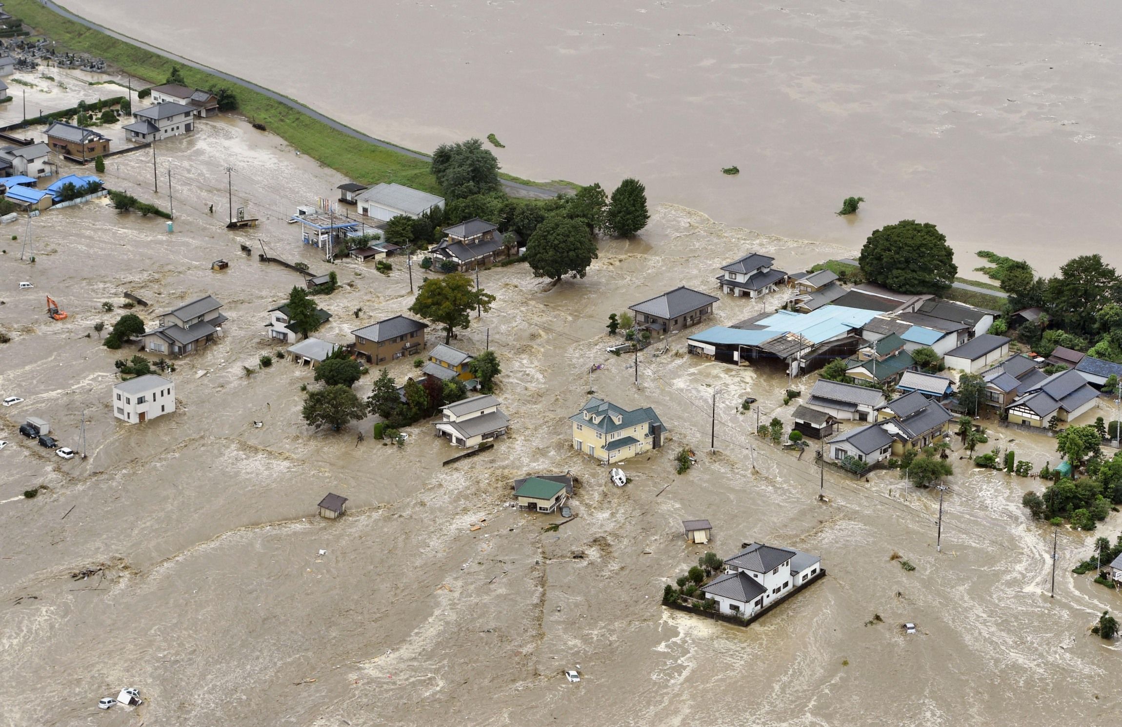 Dezastru în Japonia: Bilanţul inundaţiilor a ajuns la 141 de morţi 