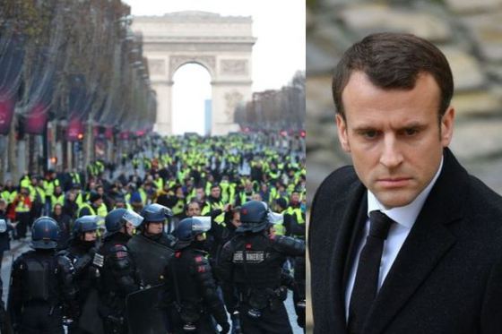 Popularitatea lui Emmanuel Macron a scăzut în urma protestelor "Vestele Galbene"