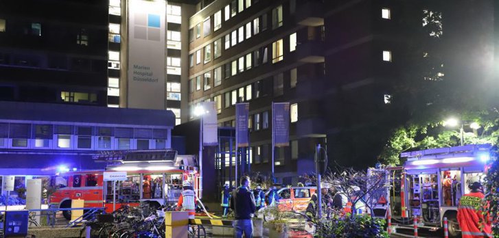 Incendiu devastator în Germania: Cel puţin un mort şi zeci de răniţi, în urma unui incendiu la un spital din Düsseldorf