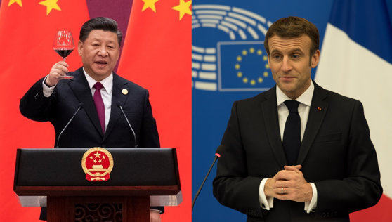 Preşedintele francez Emmanuel Macron şi omologul său din China Xi Jinping cer armistiţiu în Ucraina şi vor intensificarea relaţiilor UE-China