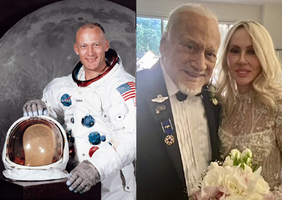 Buzz Aldrin, 93 de ani, al doilea astronaut care a păşit pe Lună, s-a căsătorit cu o româncă