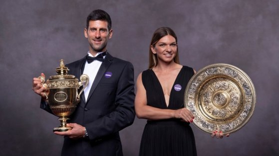 Simona Halep şi Novak Djokovic au participat la Dineul Campionilor, de la Wimbledon. FOTO 