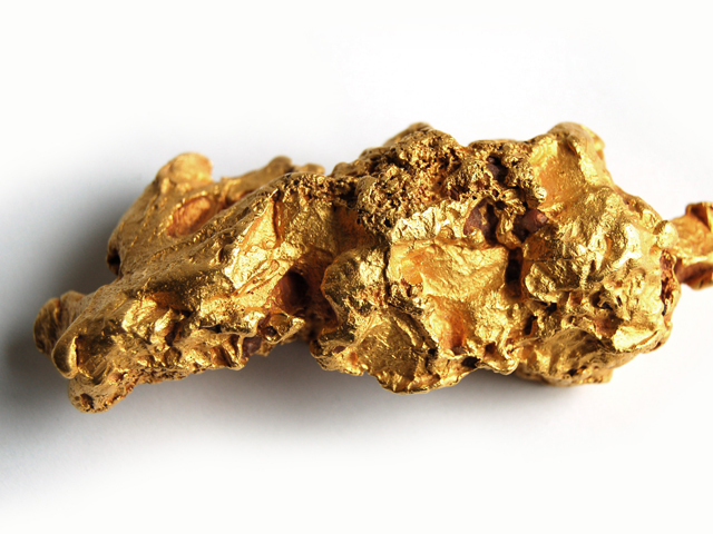 O pepită de aur de 2,3 kilograme, scoasă la licitaţie în SUA