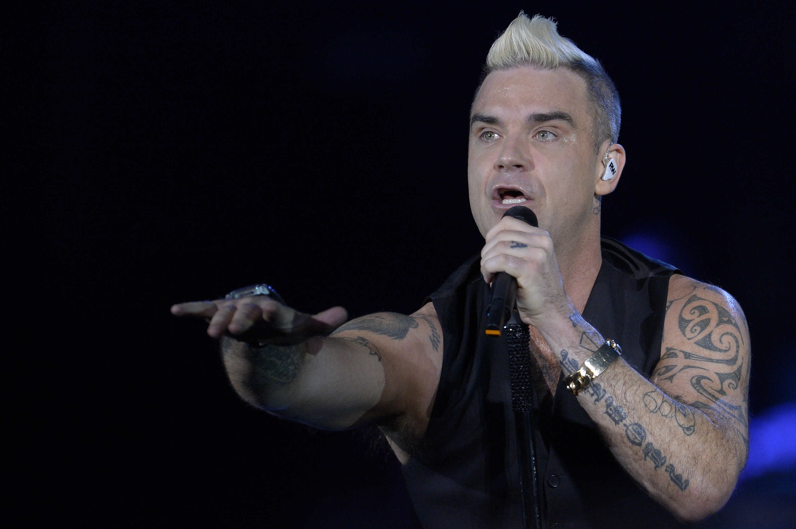 Reportaj de la concertul Robbie Williams din Bucureşti, un show de neuitat. Galerie FOTO