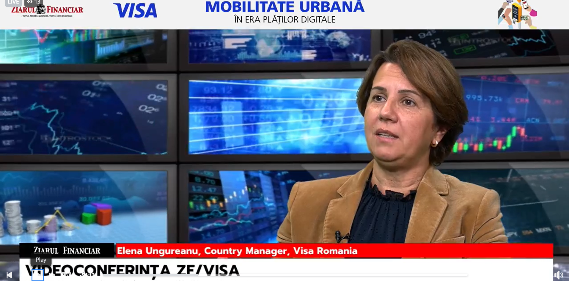 Elena Ungureanu, Visa Romania: Numărul de tranzacţii cu cardul în mijloacele de transport în comun creşte de două ori mai repede decât numărul de tranzacţii totale la nivel de ţară