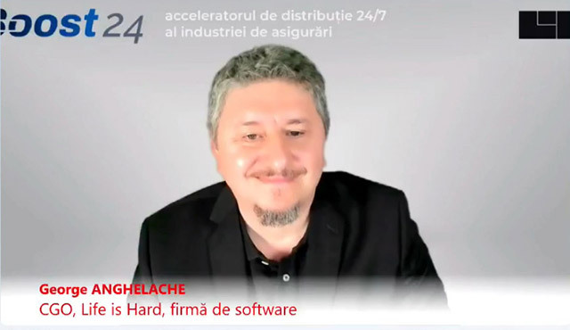 ZF Live. George Anghelache, CGO Life is Hard, firmă de software: Boost24 devine un accelerator digital între relaţia brokerilor şi agenţilor şi clienţii finali. Am observat împreună cu partenerii noştri că agenţii lor şi-au redus timpul operaţional de int