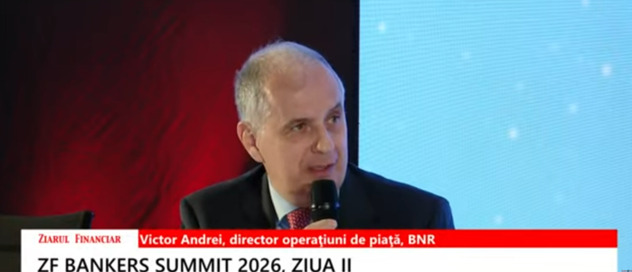 Victor Andrei, director operaţiuni de piaţă, BNR: Volatilitatea percepută de unii poate reprezenta, de fapt, mişcări minore. În momentele de incertitudine sau de stres suplimentar vedem o volatilitate mai mare, însă dobânzile au rămas în piaţă în interior