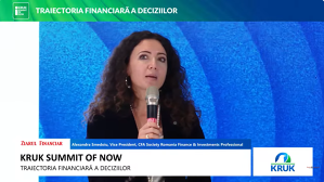 Alexandra Smedoiu, CFA Society Romania: Populaţia şi companiile sunt reziliente, dar economia are nevoie de o perioadă de stabilitate pentru ca încrederea să revină