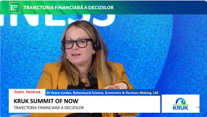 Grace Lordan, London School of Economics: Incertitudinea economică ne afectează capacitatea de a lua decizii. În perioadele de stres, oamenii devin mai puţin dispuşi să îşi asume riscuri
