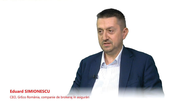 ZF Live. Eduard Simionescu, CEO al GrECo România: Vrem să ne transformăm din broker de asigurări în consultant de risc pentru companii. Managementul riscului nu înseamnă doar asigurări, ci poate deveni un avantaj competitiv pentru business