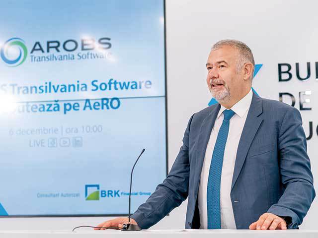 Început de 2022 de vis pentru clujenii IT-işti de la Arobs Transilvania: acţiunile companiei au deja plus 25% la BVB, la o capitalizare 1,1 mld. lei