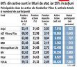 Grafic: Principalele clase de active ale fondurilor Pilon II, activele totale şi numărul de participanţi