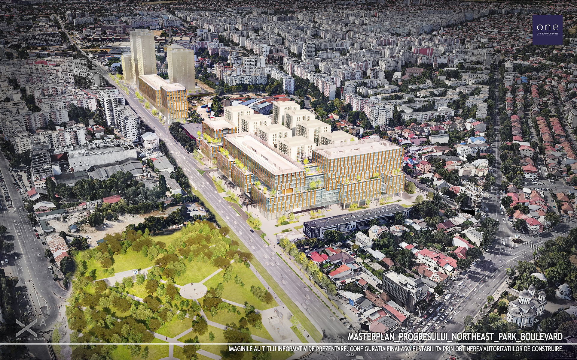 Surpriză: One United Properties cumpără de la Adriean Videanu un teren de 45.000 mp pe Şoseaua Progresului, cu 35 mil. euro, unde vrea să construiască cea mai înaltă dezvoltare rezidenţială din Bucureşti, de 33 de etaje. Valoarea totală a proiectului ajunge la 400 mil. euro