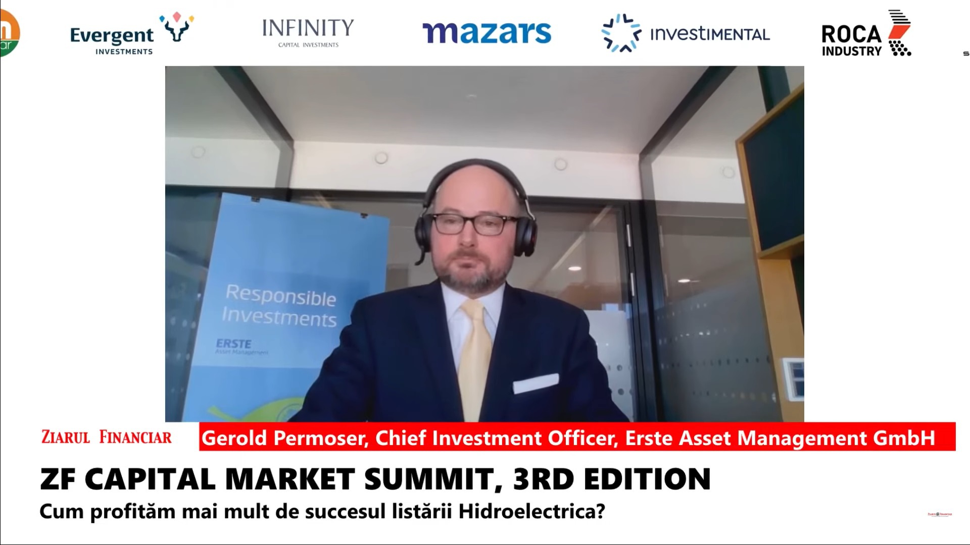 Gerold Permoser, Erste Asset Management GmbH: Perspectivele unui al doilea mandat Trump în SUA reprezintă una dintre principalele preocupări ale pieţei în 2024
