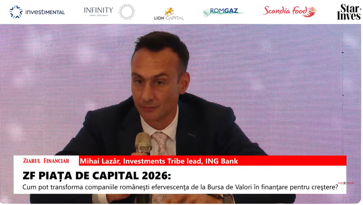 Mihai Lazăr, Investments Tribe lead, ING Bank: Suntem...