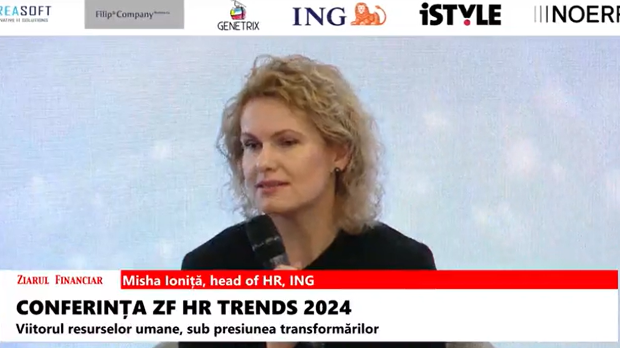 Misha Ioniţă, head of HR, ING: Piaţa forţei de muncă se aşează, noi vedem rate de fluctuaţie în scădere faţă de anii anteriori. Iar pentru că rata de fluctuaţie a scăzută e normal ca numărul de recrutări să scadă