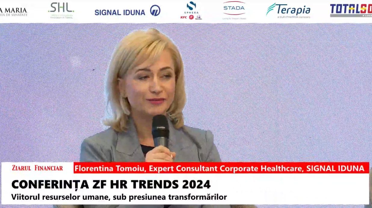 Florentina Tomoiu, Expert Consultant Corporate Healthcare, SIGNAL IDUNA: Nevoia şi deschiderea pentru beneficii medicale extra-salariale a crescut semnificativ în ultimii ani, este în continuare în creştere, dar mai avem loc de dezvoltare în direcţia asta
