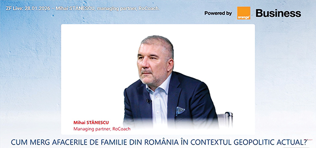 ZF Live. Mihai Stănescu, managing partner RoCoach: Liderii se văd în criză. Criza îi descoperă. E ca şmirghelul, ca periile de sârmă. Atunci vezi cine rămâne la urmă în picioare
