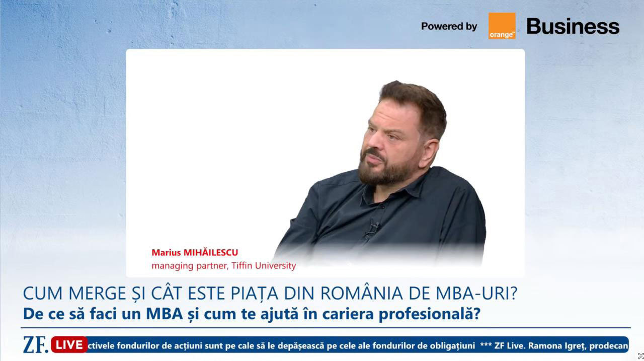 ZF Live. Marius Mihăilescu, managing partner, Tiffin...