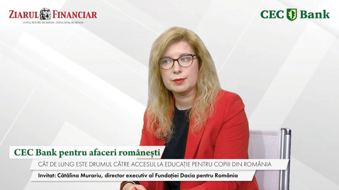 CEC Bank pentru afaceri româneşti. Cătălina Murariu, Fundaţia Dacia pentru România: E foarte important ca organizaţiile implicate social să primească susţinere în această situaţie macroeconomică. Trebuie să avem continuitate