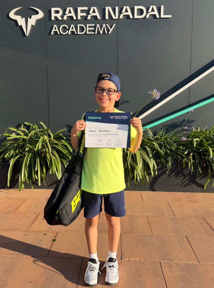 #superstories. Business sportiv. Pariul ZF pe viitorii campioni. Andrei Bălescu, 10 ani, tenis: Am învăţat că trebuie să trec repede peste momentele dificile, să respir adânc şi să muncesc mai departe