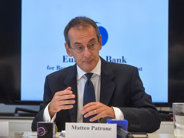 Matteo Patrone, şeful BERD în România: Avem finanţare un miliard de euro pentru infrastructură, dar statul român nu a luat niciun ban în ultimii doi ani