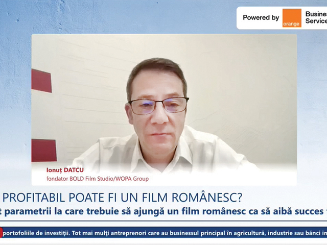 ZF Live. Ionuţ Datcu, fondator al BOLD Film Studio/WOPA Group: Comedia românească „Taximetrişti“ a avut un buget de 600.000 de euro, iar încasările au ajuns la 1 mil. lei după primul weekend