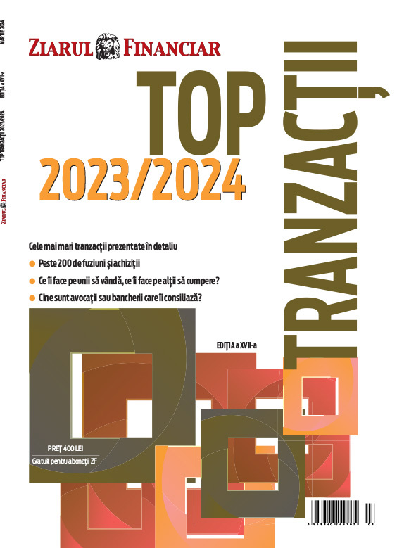 ZF a lansat Top Tranzacţii 2023/2024. Care sunt cele mai importante 200 de tranzacţii din România în 2023?