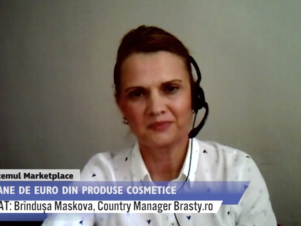 ZF Ecosistemul marketplace. Brînduşa Maskova, country manager al Brasty.ro, care vinde produse de îngrijire: România se află pe locul trei din punctul de vedere al vânzărilor pe cele 10 pieţe pe care suntem prezenţi