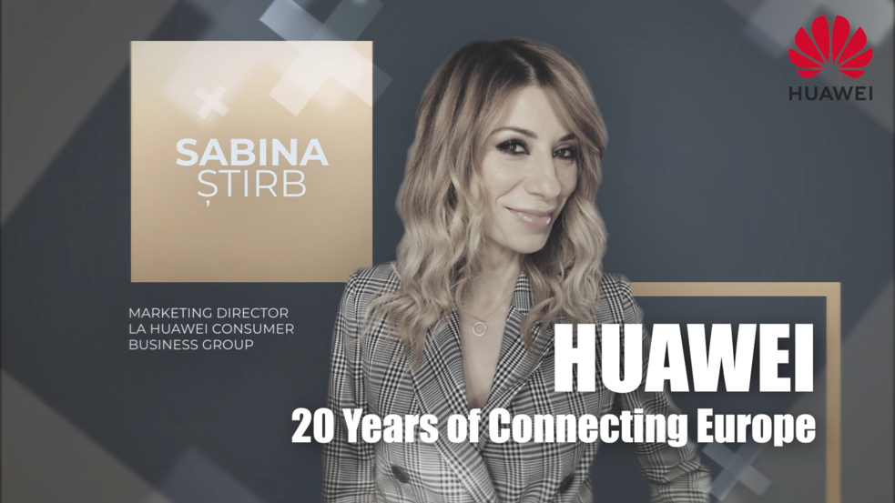 Sabina Ştirb, marketing director Huawei Consumer Business Group: „Pentru noi, în România, divizia de consumer a încheiat primul semestru cu cea mai mare cotă de piaţă, de 30%, care reprezintă cel mai înalt nivel pe care noi l-am atins de când suntem aici”
