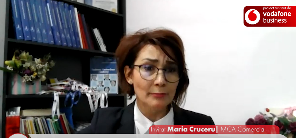 Proiect ZF/Vodafone. Femei în Business. Maria Cruceru, director general al MCA Comercial: Pandemia nu ne-a afectat foarte mult businessul, deşi a fost un moment dificil pentru noi