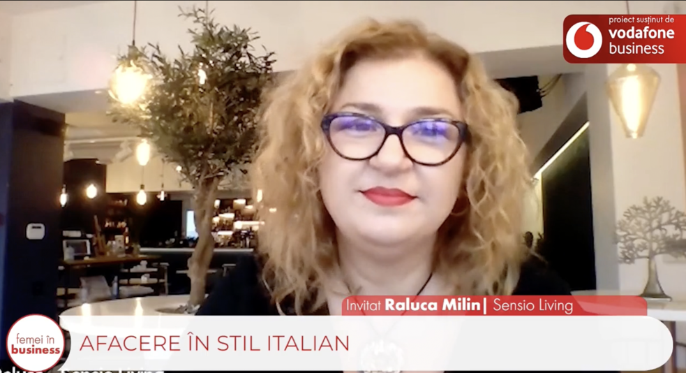Proiect ZF/Vodafone Femei în Business. Raluca Milin, fondatoare, Sensio: Pandemia m-a făcut să cred că am pierdut totul, dar ne-am repliat, iar cifra de afaceri a fost foarte puţin afectată