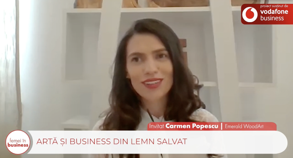 Proiect ZF/Vodafone. Femei în Business. Carmen Popescu, Emerald Woodart: Am avut dificultăţi în business pentru că sunt femeie, dificultăţi corelate cu vârsta