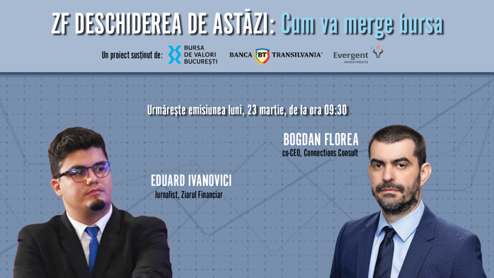 Sectorul de IT de la Bursă, la raport. Bogdan Florea (Connections Consult), la emisiunea ZF Deschiderea de Astăzi: Vizăm parteneriate cu furnizori de soluţii de securitate cibernetică, bazate inclusiv pe inteligenţă artificială