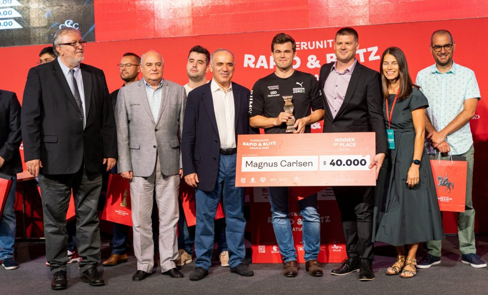 ​Business sportiv. Etapele europene ale turneului de şah Grand Chess Tour s-au încheiat: Norvegianul Magnus Carlsen câştigă etapa de Rapid & Blitz Croatia 2022