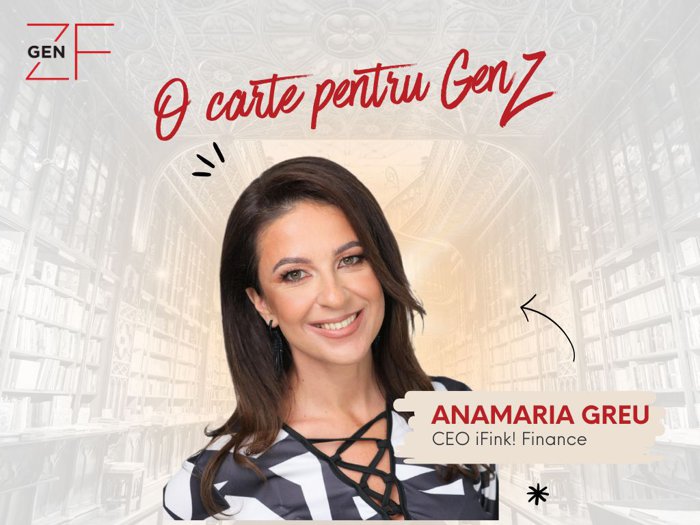 Ce carte îţi recomandă Anamaria Greu, CEO iFink! Finance, Primul Hub de Finanţare Inteligentă
