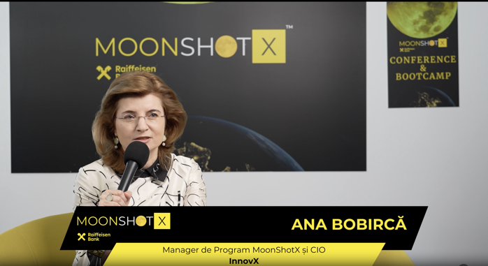 Ana Bobircă, InnovX: MoonShotX este un program de execuţie. La sfârşitul programului, companiile participante află care e formula prin care pot să se extindă pe pieţele internaţionale