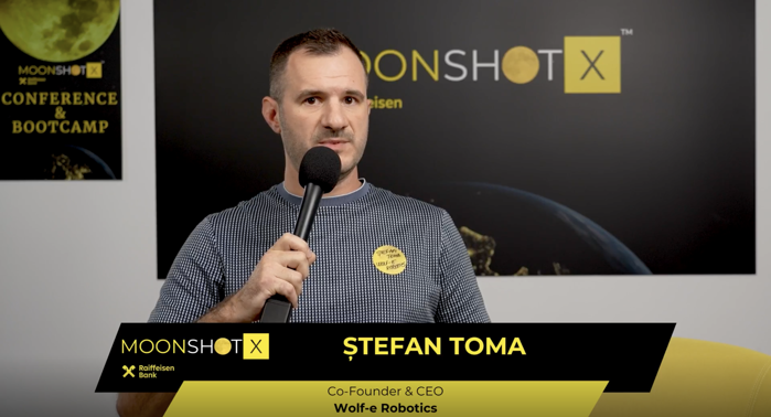 Ştefan Toma, Wolfie Robotics: Am intrat în programul MoonShotX pentru că următorul pas logic pentru noi este acela de a ieşi în afara graniţelor cu soluţiile noastre