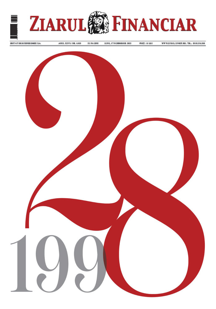 Urmează ZF 28 de ani, ediţie aniversară a Ziarului Financiar. ZF 28 de ani. 20 de ani de UE. ­Cine a crezut în România, în parcursul ei european? Cine sunt cei care vor duce România mai departe?