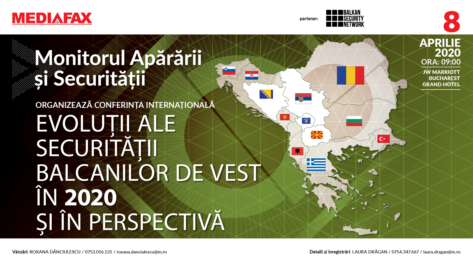 Imagine Conferinta Evoluţii ale securităţii Balcanilor de Vest în 2020 şi în perspectivă