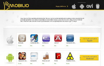 Mediafax Group lansează Mobilio.ro – primul site românesc de aplicaţii pentru smartphone şi tablete