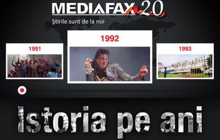 De 20 de ani, Mediafax scrie istoria. Ştire cu ştire.