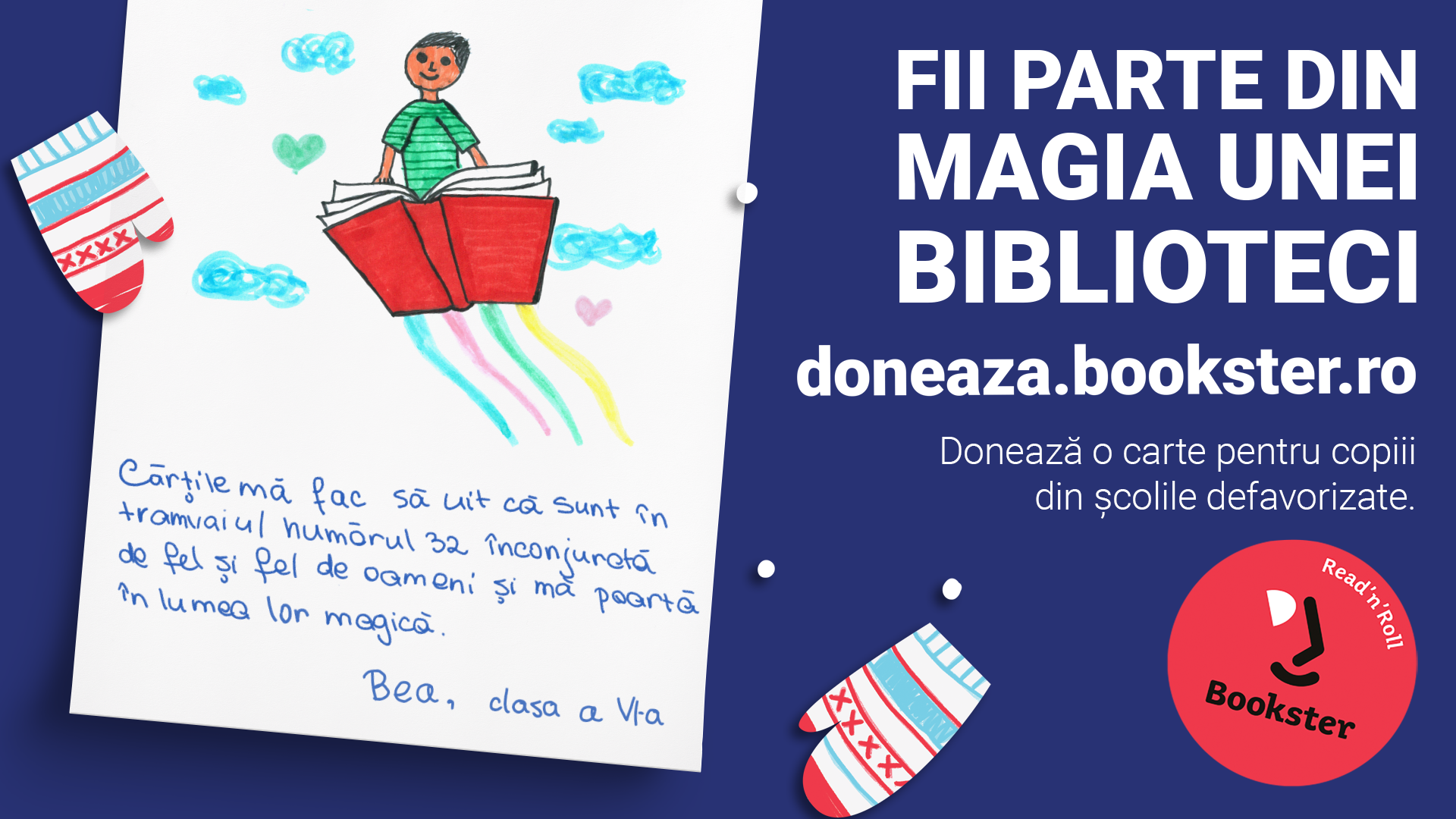 salon novelty revolution Bookster organizează o campanie de donaţii de cărţi pentru copiii din şcoli  aflate în medii vulnerabile