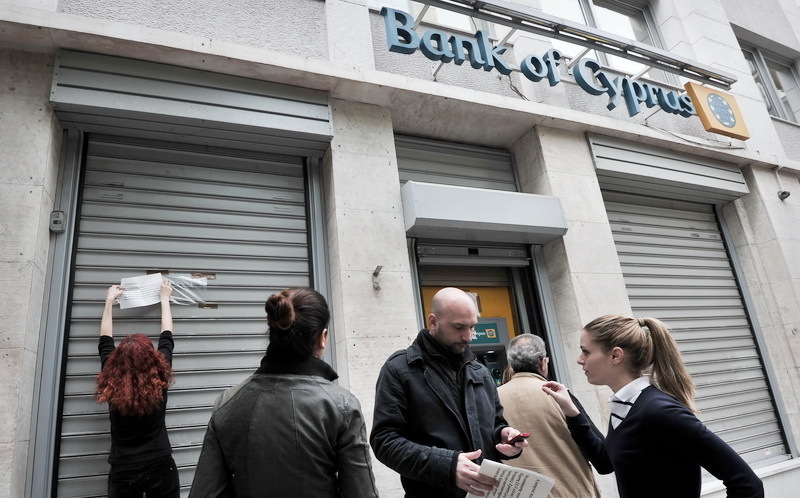 Banca Centrală a Ciprului a anunţat că toate băncile vor rămâne închise până joi
