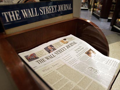 Top trei subiecte în Wall Street Journal de astăzi