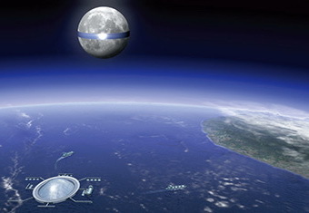 Proiect SF: Japonia vrea să transforme Luna într-o centrală uriaşă de energie . Galerie FOTO