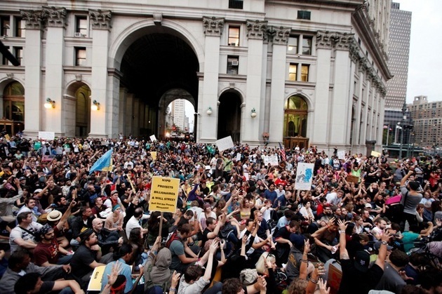 Cum a scos o trupă rock un val de protestatari pe Wall Street