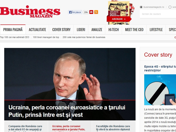 Site-ul revistei Business Magazin într-un nou layout
