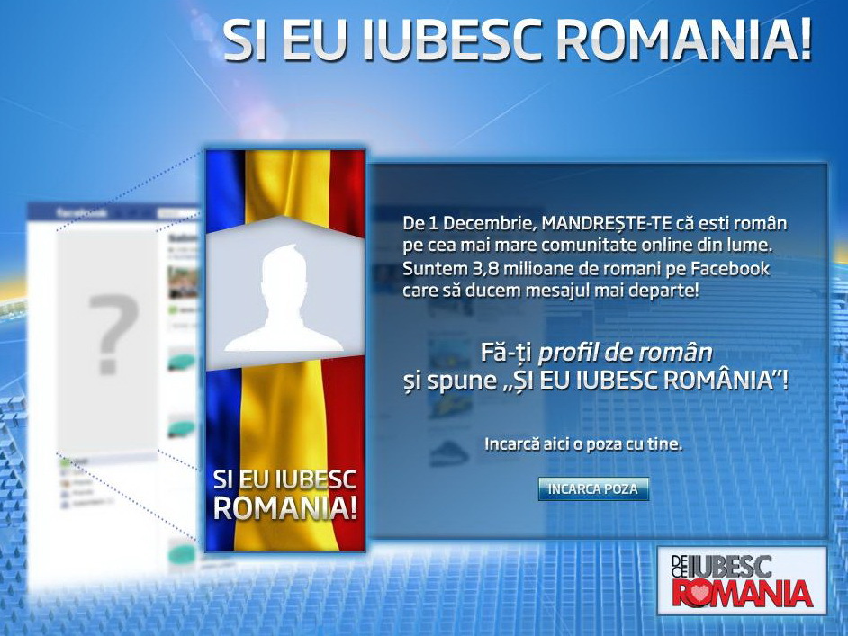 Românii sunt provocaţi să răspundă la întrebarea: De ce iubesc România?